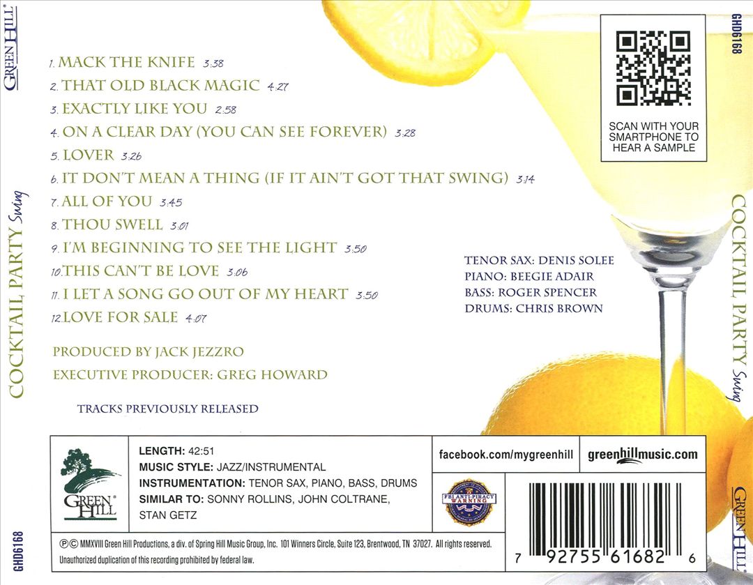 Cocktail Party Swing cover art
