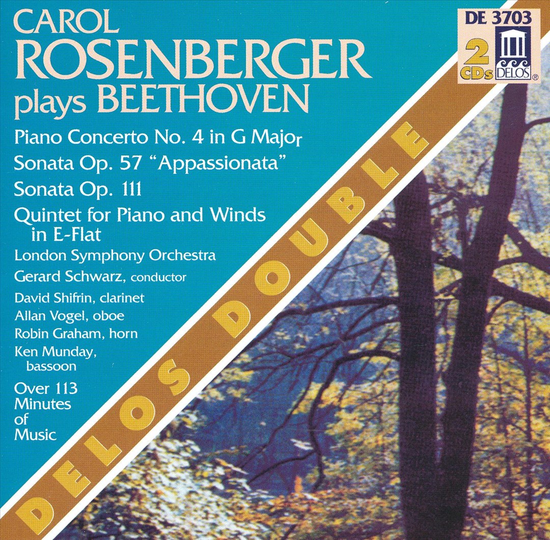 Carol Rosenberger Plays Beethoven cover art