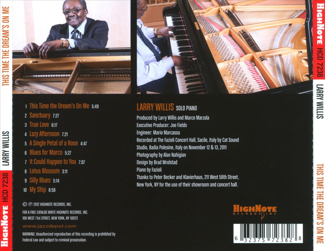 This Time the Dream's on Me cover art