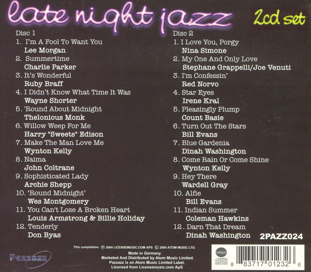 Late Night Jazz [Pazzazz] cover art