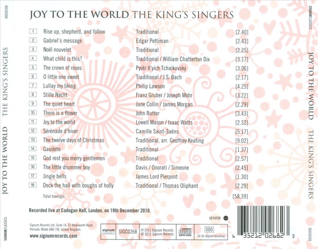 Joy to the World cover art