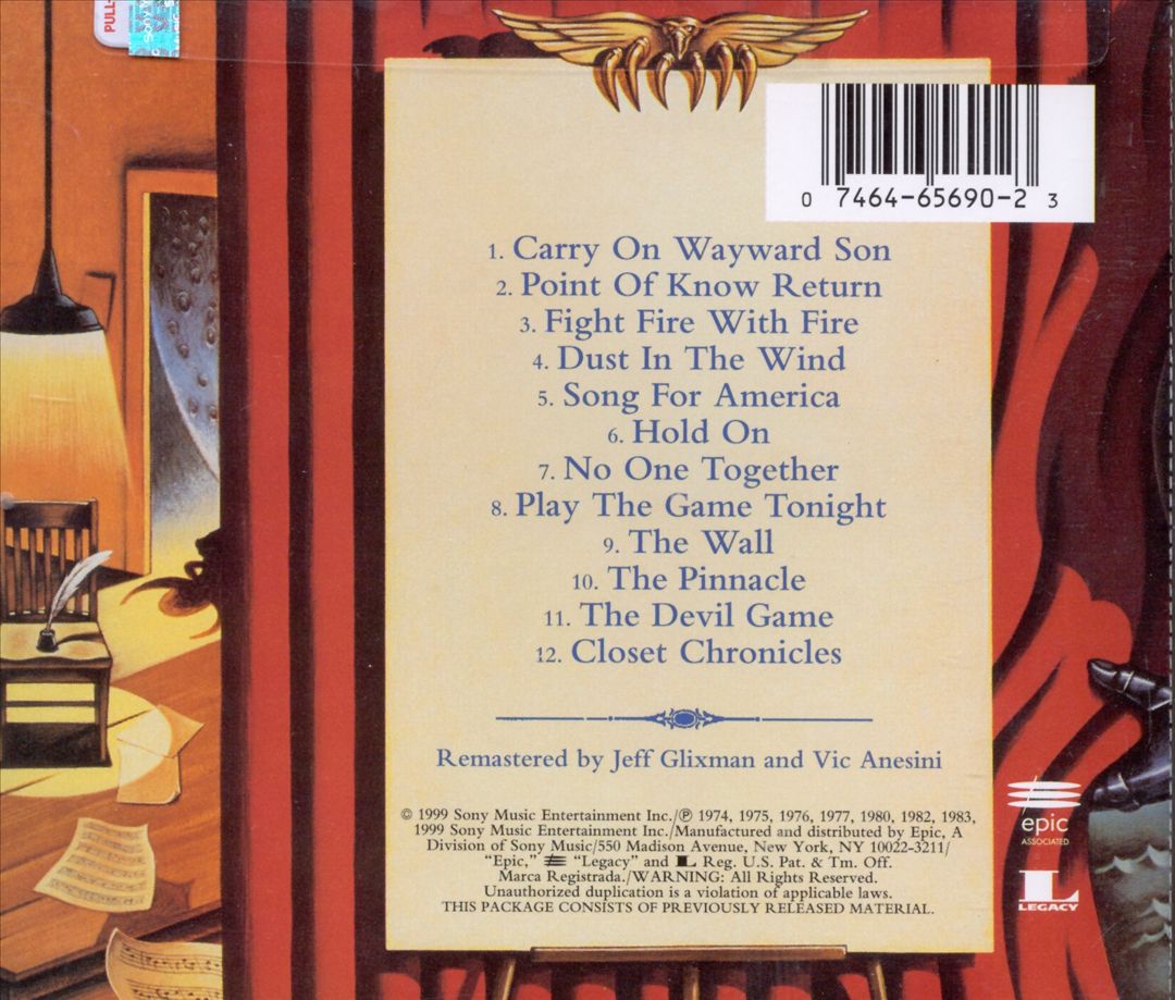 The Best of Kansas [1999] cover art
