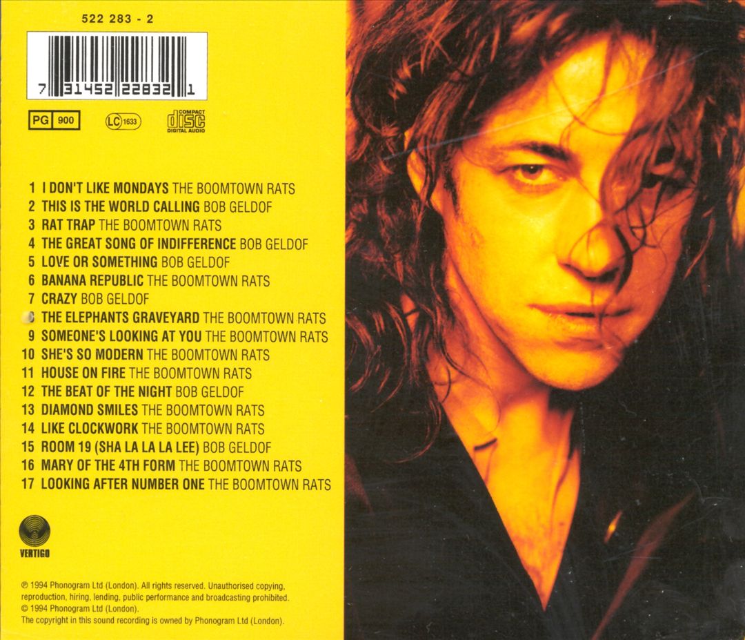 Loudmouth: The Best of the Boomtown Rats & Bob Geldof [UK] cover art