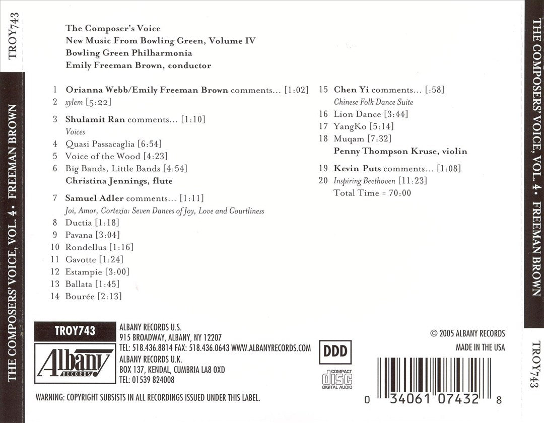New Music from Bowling Green, Vol. 4 cover art