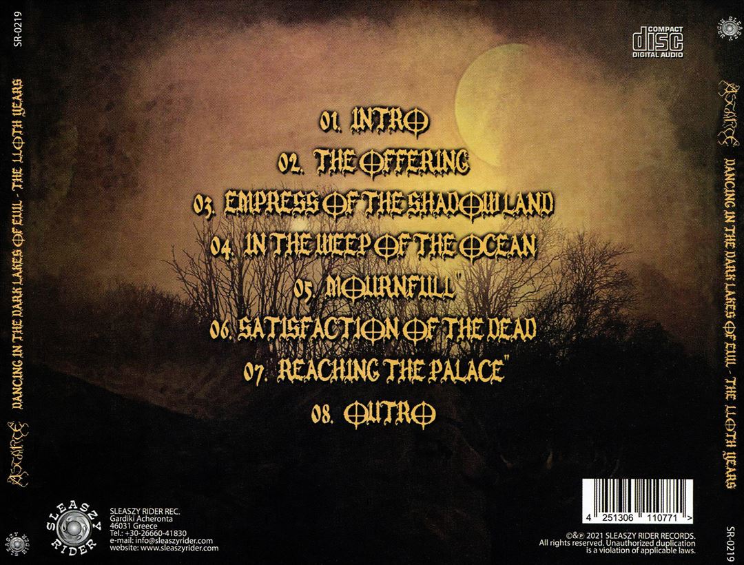 Dancing in the Dark Lakes of Evil cover art