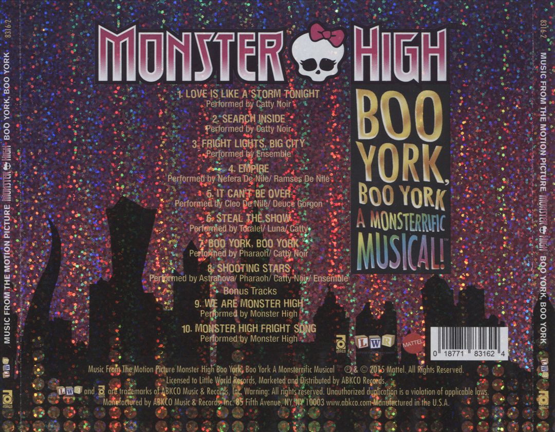 Monster High: Boo York, Boo York [Original TV Soundtrack] cover art