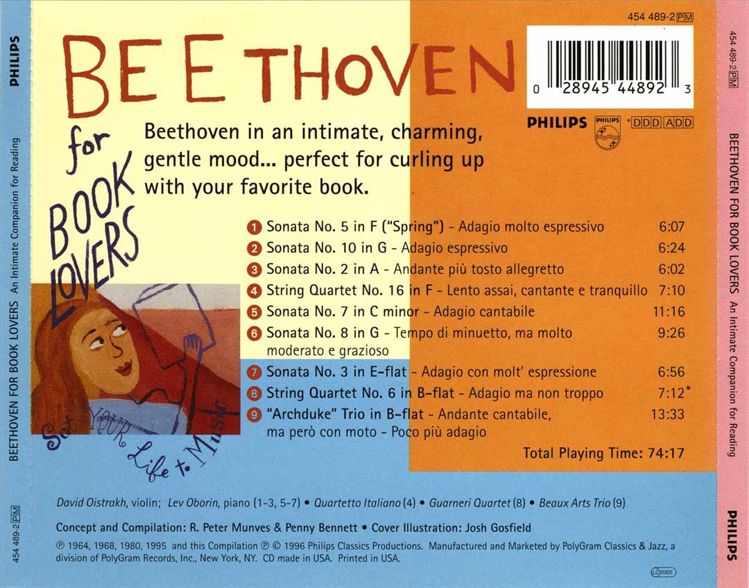 Beethoven for Book Lovers: An Intimate Companion for Reading cover art