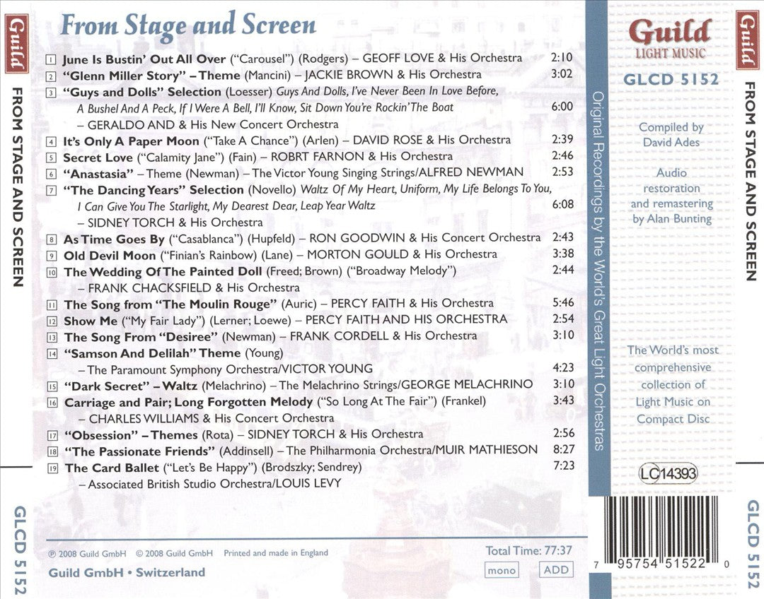 Golden Age of Light Music: From Stage and Screen cover art