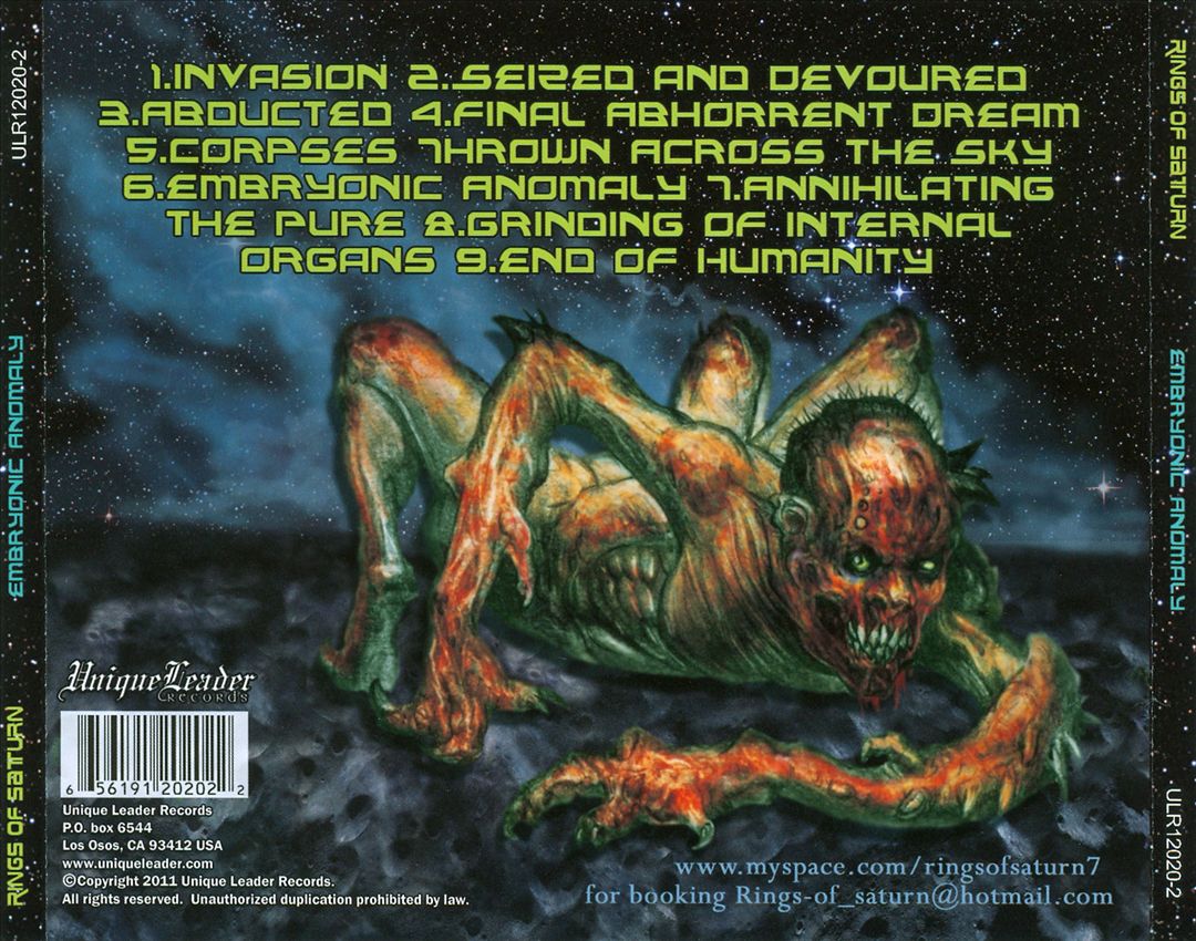 Embryonic Anomaly cover art
