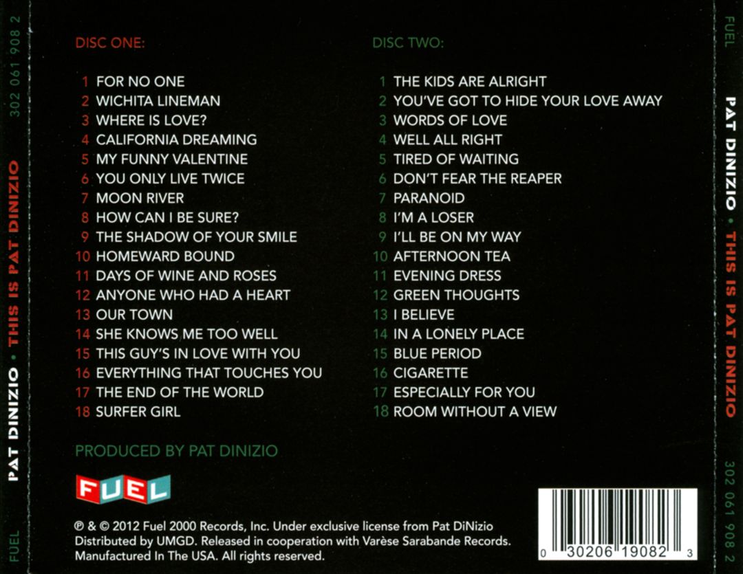 This Is Pat Dinizio [Expanded Edition] cover art