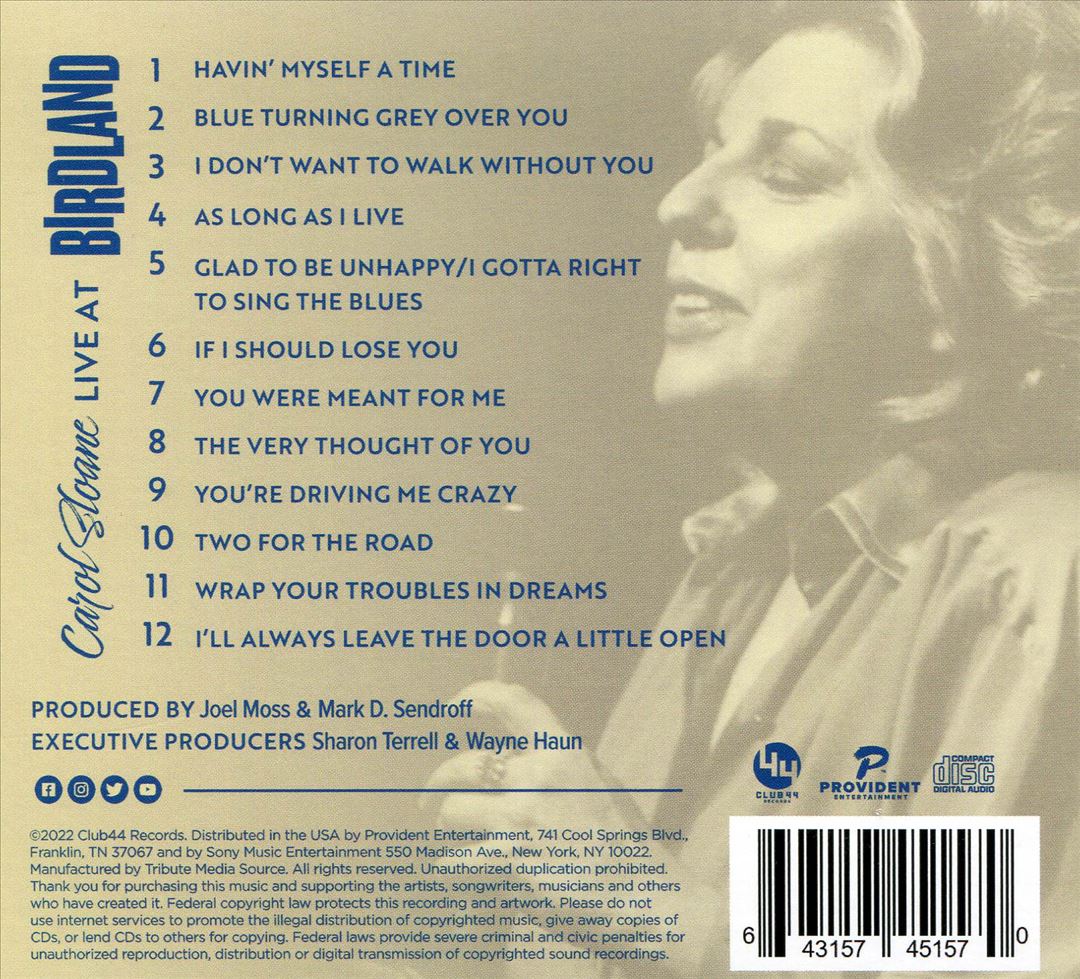 Live at Birdland cover art