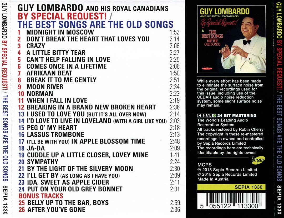 By Special Request!/The Best Songs Are the Old Songs cover art
