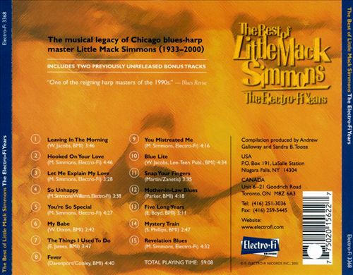 Best of Little Mack Simmons cover art