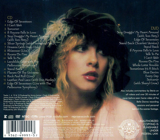 Crystal Visions: The Very Best of Stevie Nicks [CD/DVD] cover art