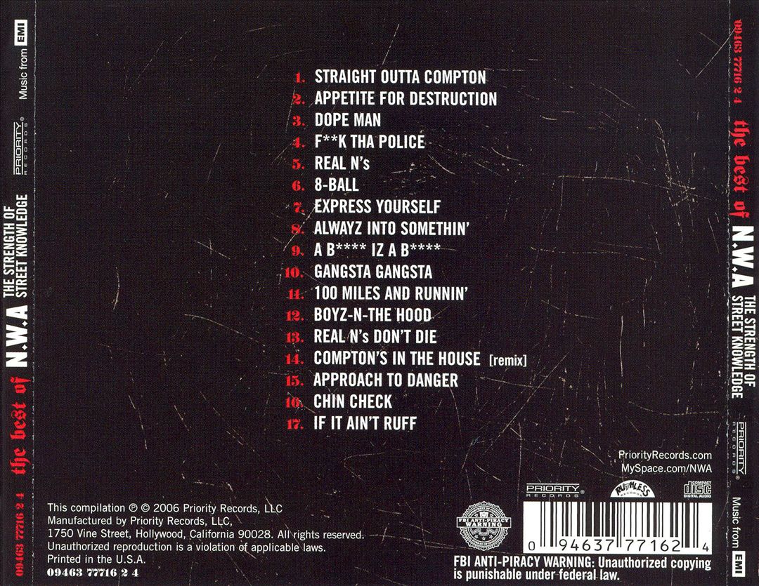 Best of N.W.A cover art
