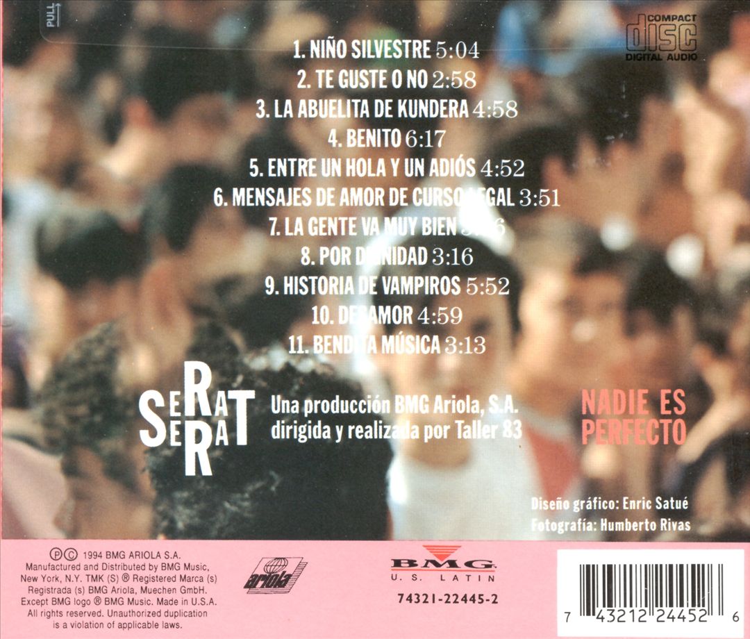 Nadie Es Perfecto cover art