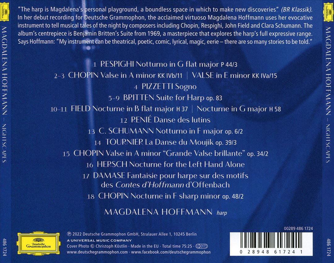 Nightscapes for Harp cover art