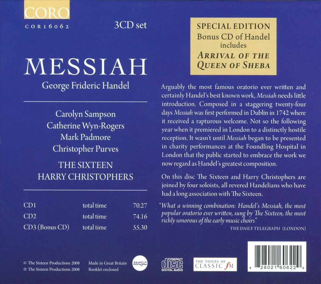 Handel: Messiah [Includes Bonus CD] cover art