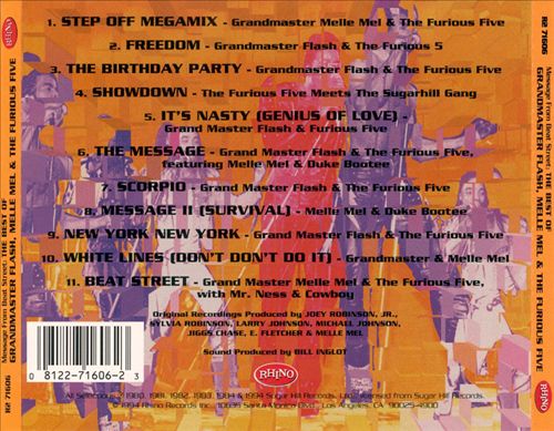 Message from Beat Street: The Best of Grandmaster Flash, Melle Mel & the Furious Five cover art