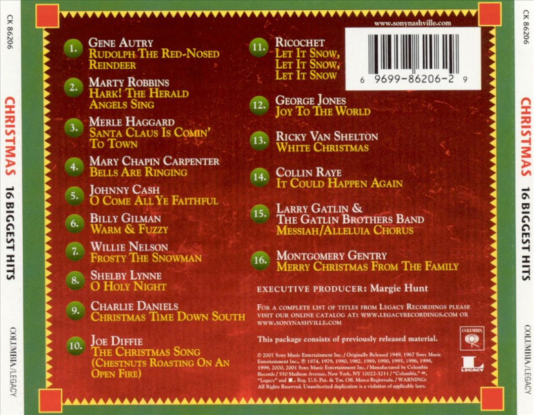 Christmas: 16 Biggest Hits cover art