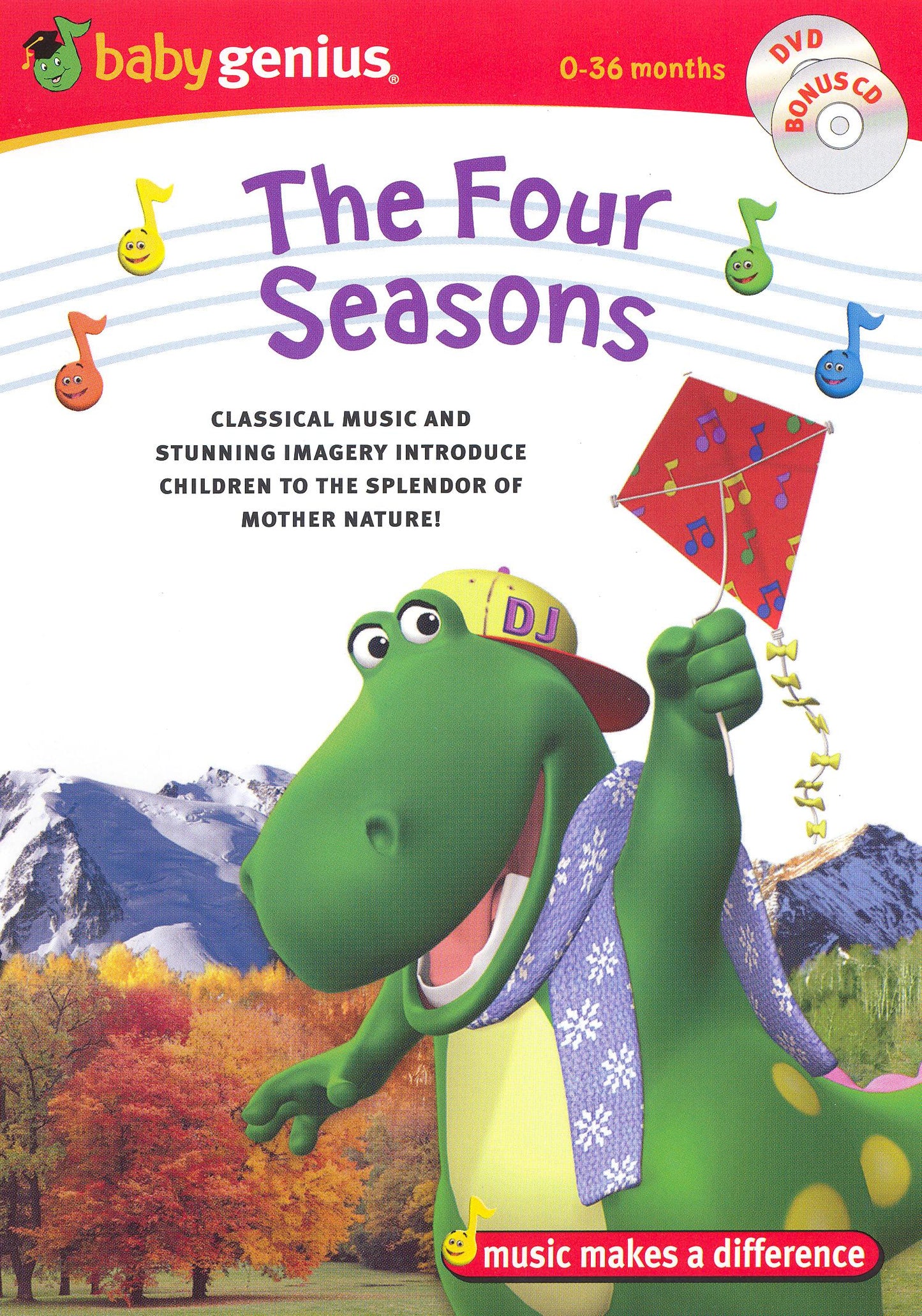 Baby Genius: The Four Seasons [DVD/CD] [With CD Wallet] cover art
