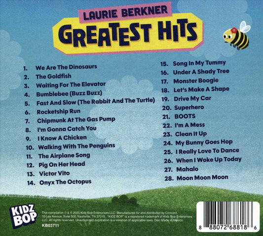 Laurie Berkner Greatest Hits cover art