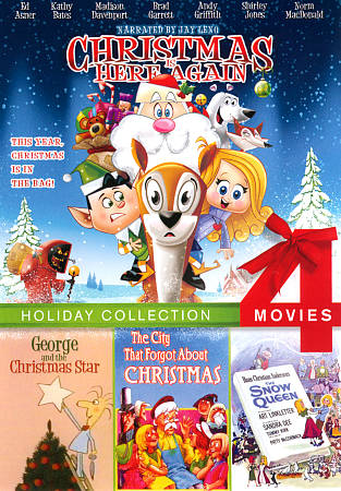 Christmas Is Here Again/George and the Christmas Star/City That Forgot About Christmas/Snow Queen cover art