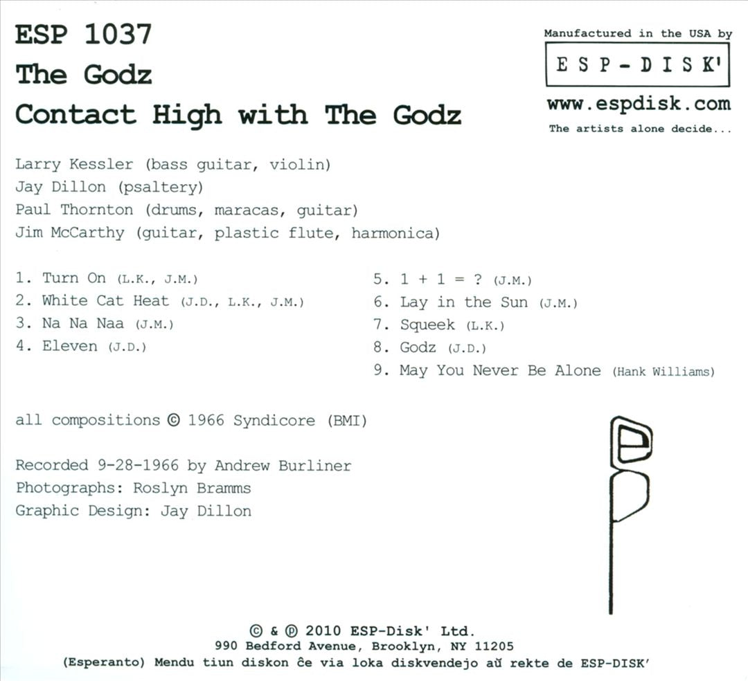 Contact High with the Godz cover art