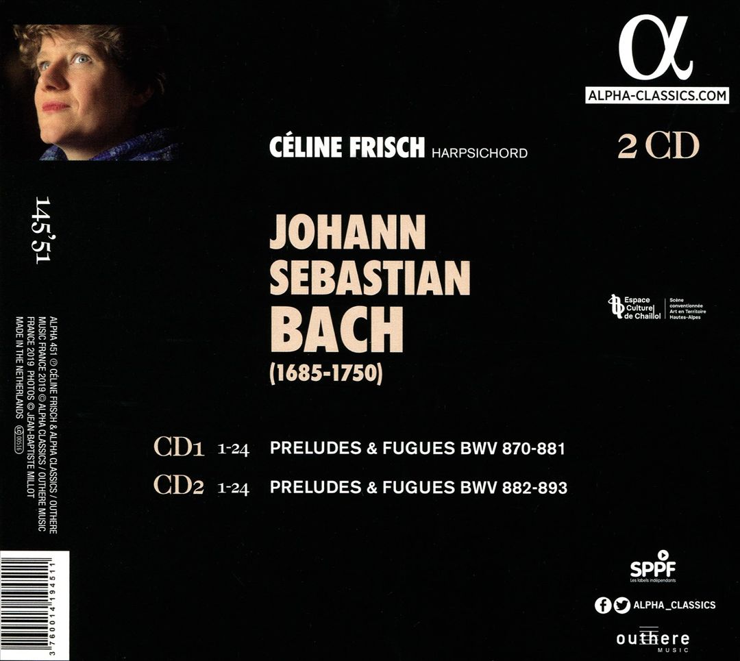 Well-Tempered Clavier Book II cover art