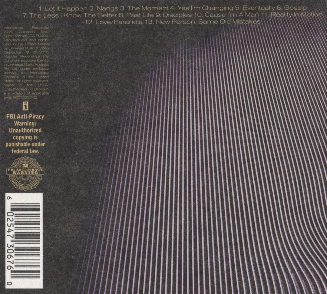 Currents cover art