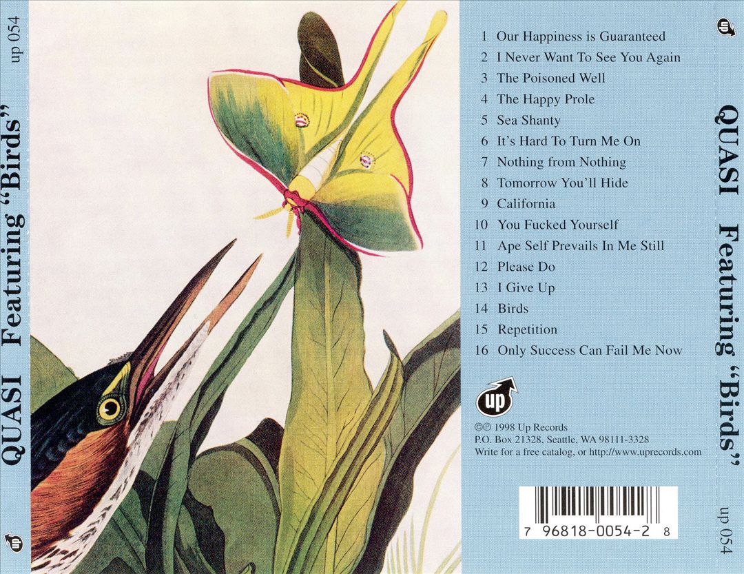 Featuring "Birds" cover art