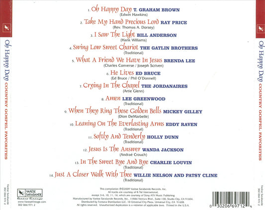 Country Gospel Favorites: Oh Happy Day cover art