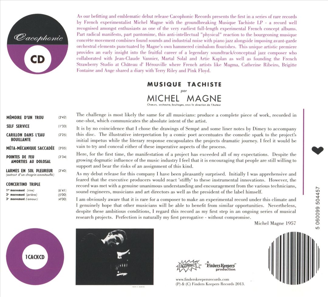 Musique Tachiste cover art