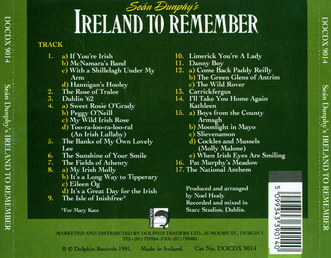 Ireland to Remember cover art