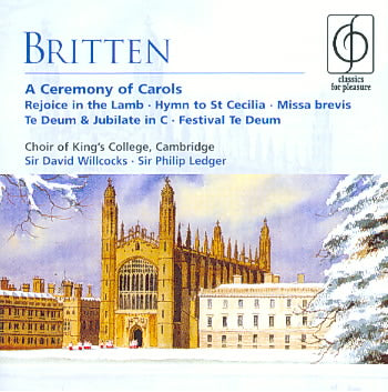 Britten: A Ceremony of Carols; Hymn to St. Cecilia; etc. cover art