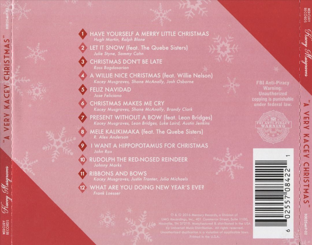 Very Kacey Christmas cover art