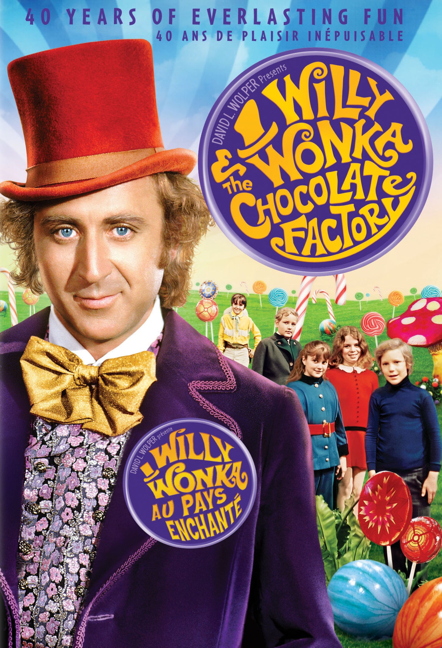 Willy Wonka and the Chocolate Factory [40th Anniversary Edition] [French] cover art