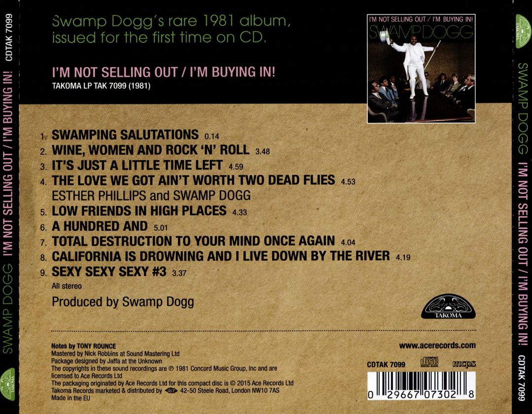 I'm Not Selling Out -- I'm Buying In! cover art