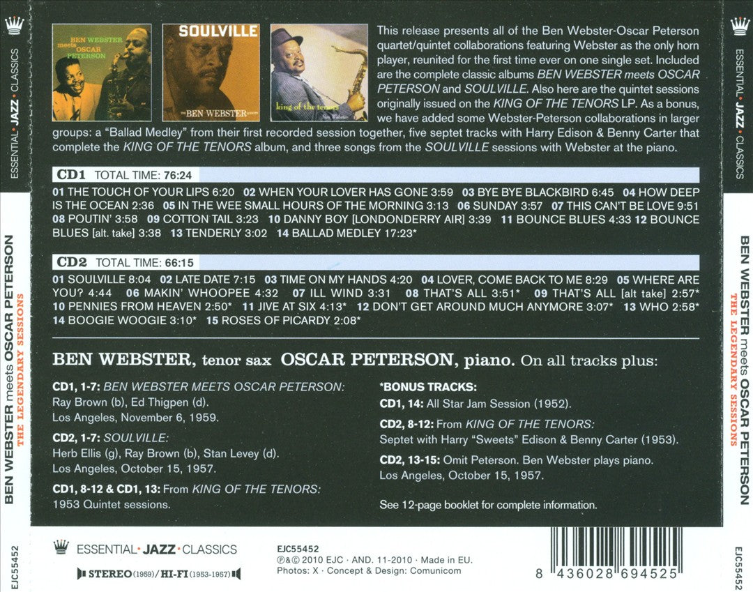 Ben Webster Meets Oscar Peterson cover art