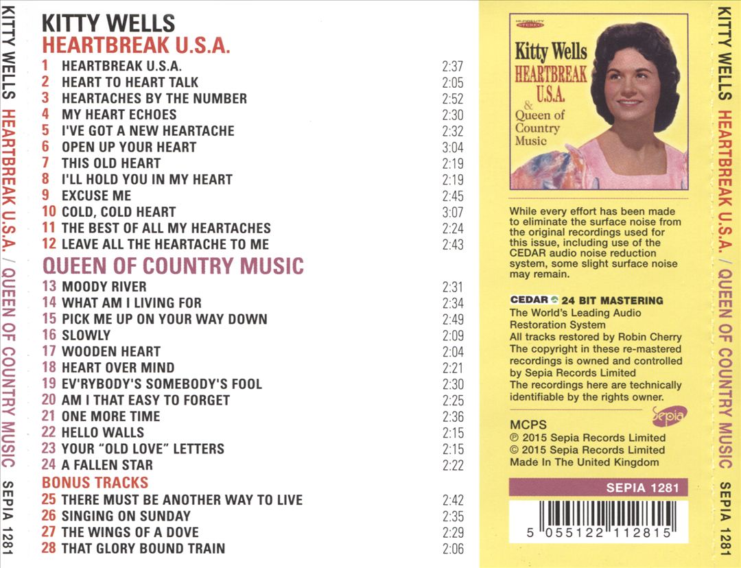 Heartbreak U.S.A./Queen of Country Music cover art