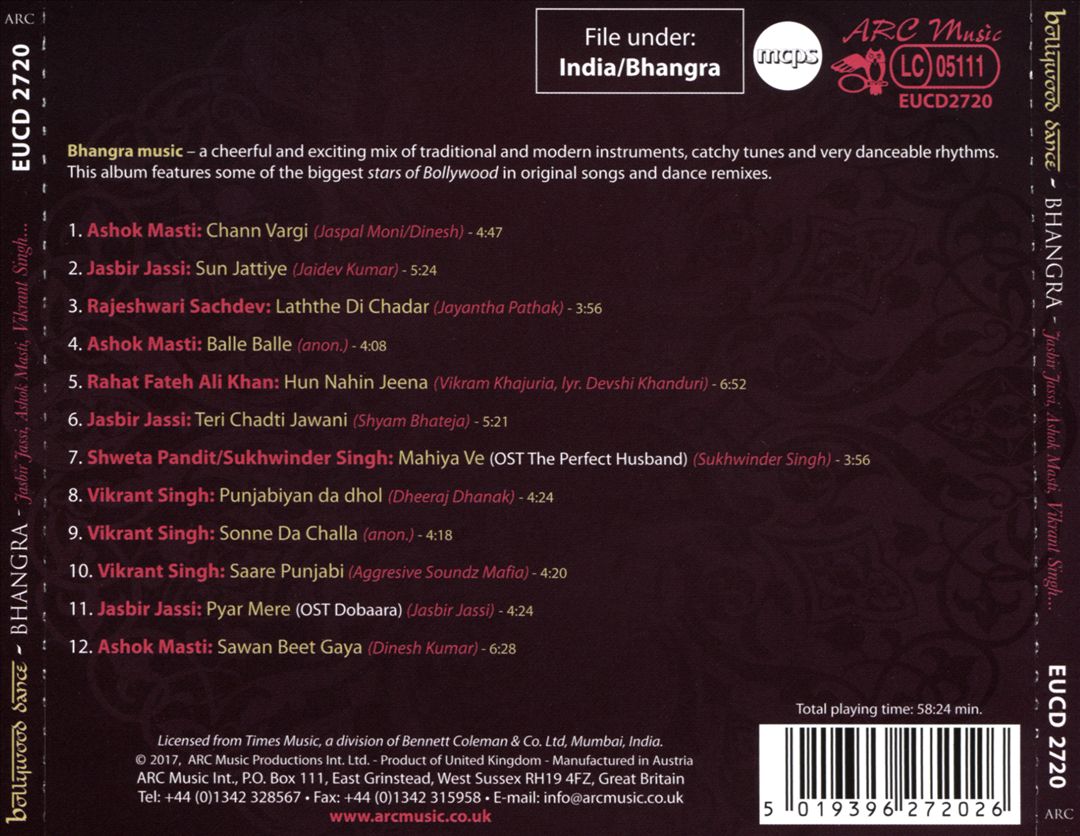 Bollywood Dance: Bhangra cover art