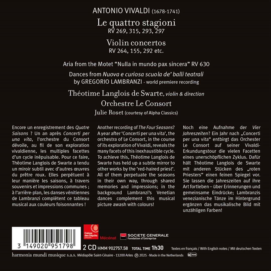 Antonio Vivaldi: Le Quattro Stagioni cover art