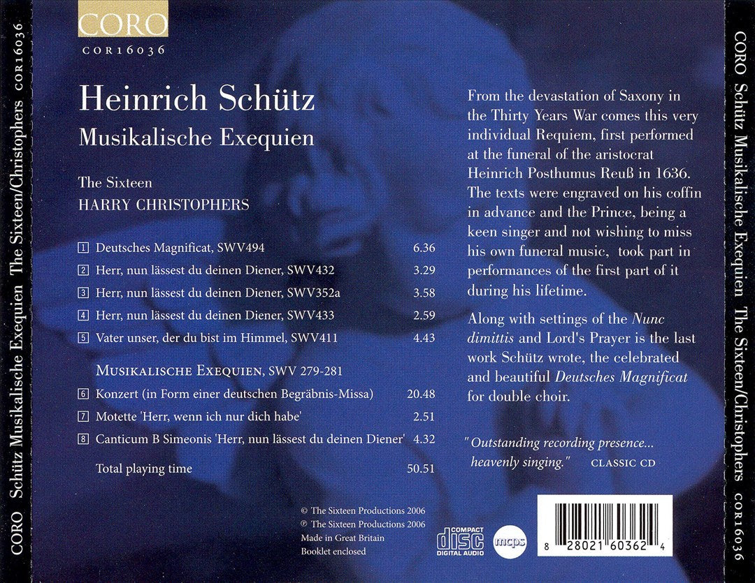 Heinrich Schütz: Musikalische Exequien cover art