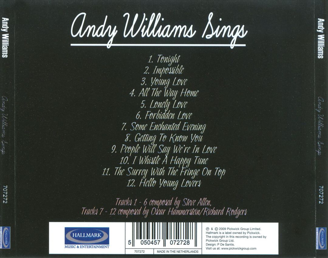 Andy Williams Sings... cover art