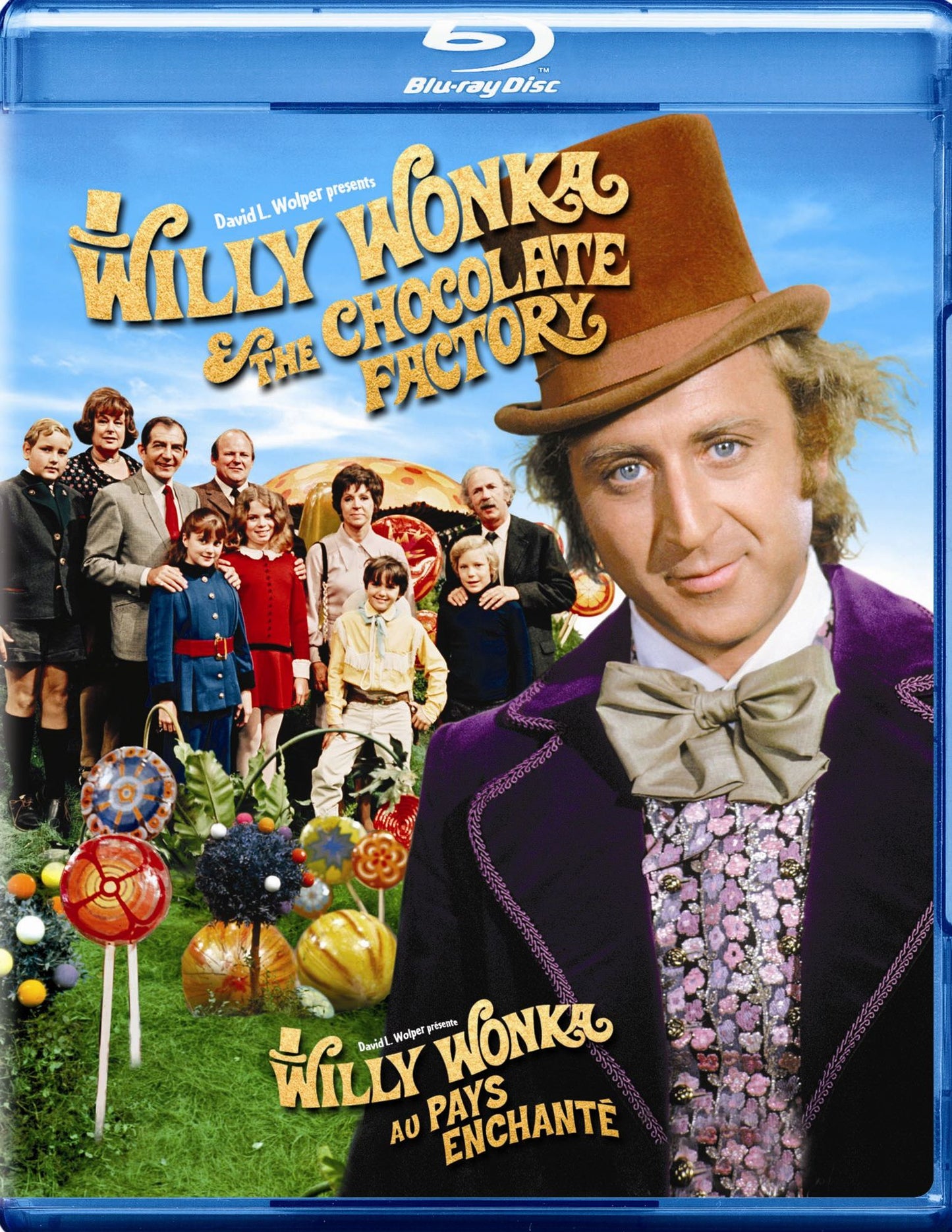 Willy Wonka and the Chocolate Factory [Blu-ray] [French] cover art