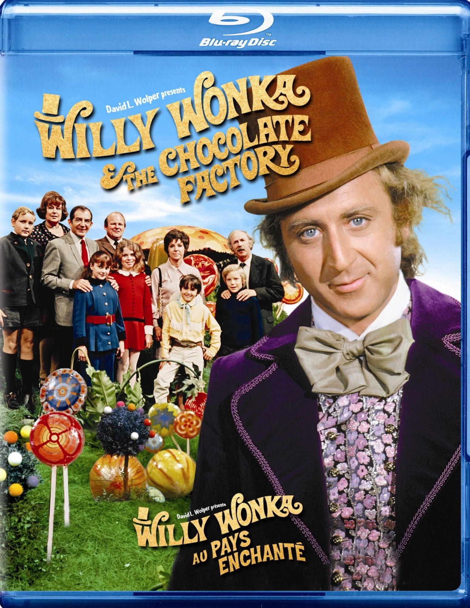 Willy Wonka and the Chocolate Factory [Blu-ray] [French] cover art
