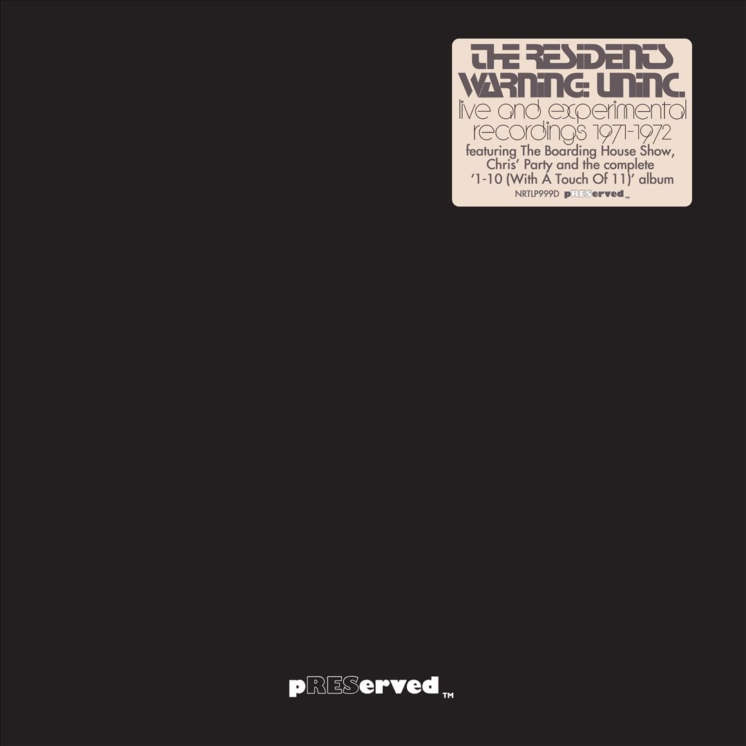 WARNING: UNiNC.: Live and Experimental Recordings 1971-1972 cover art