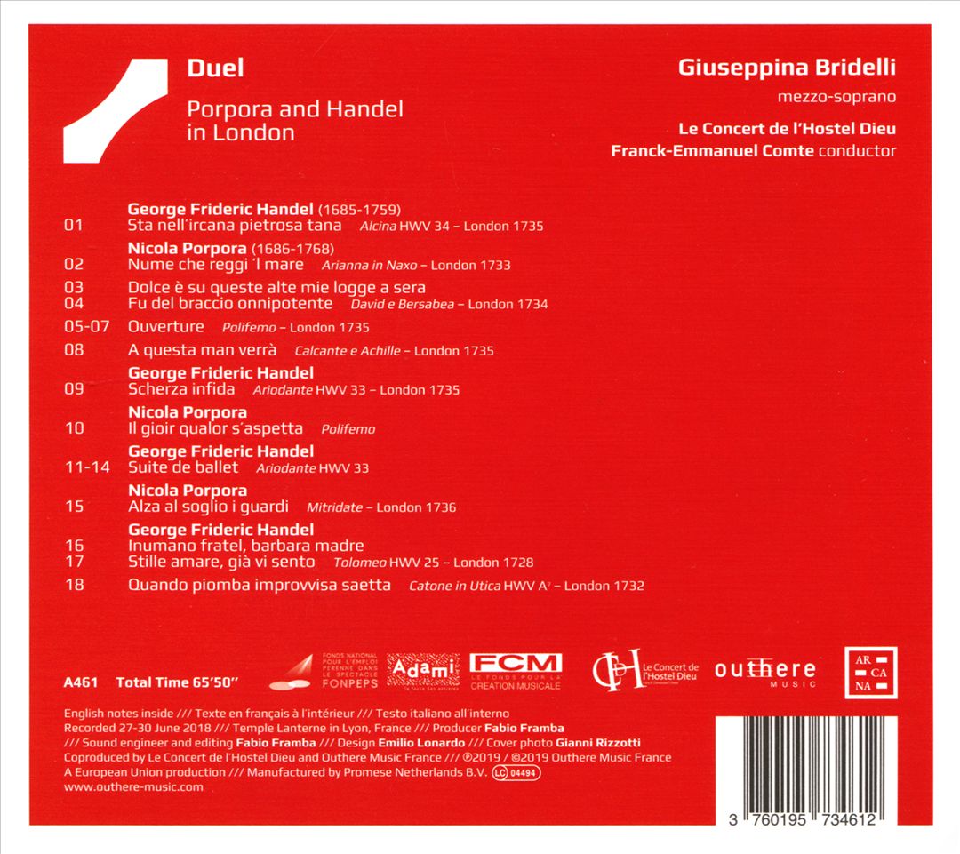 Duel: Porpora and Handel in London cover art