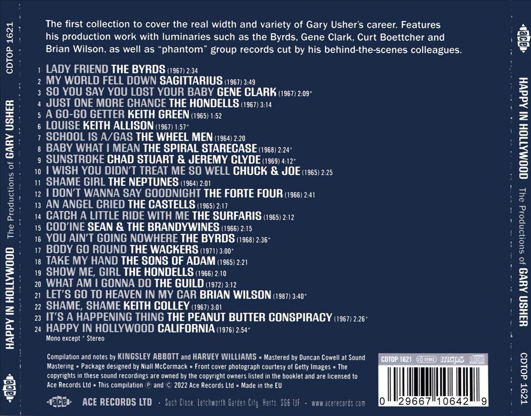 Happy in Hollywood: The Productions of Gary Usher cover art
