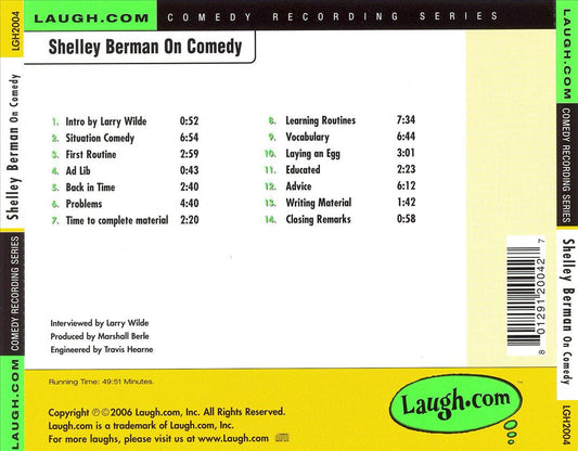 Shelley Berman on Comedy cover art